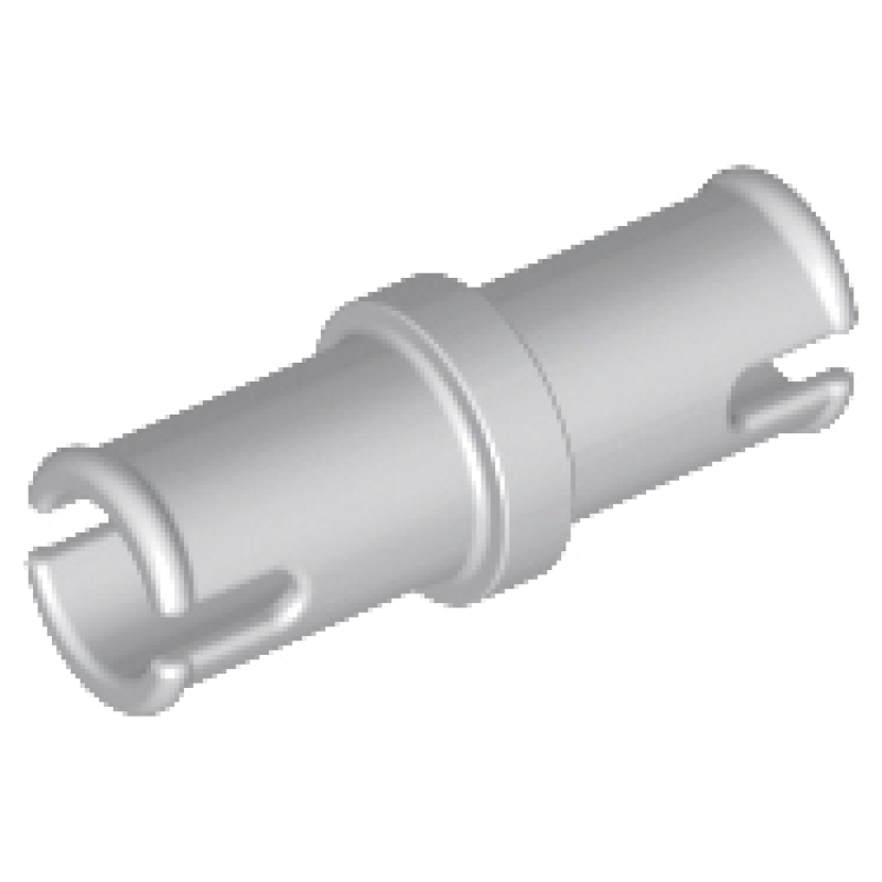 Technic, Pin zonder wrijvingsribbels Light Bluish Gray